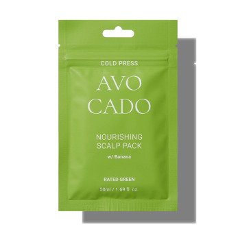 Rated Green Cold Press Avocado Nourishing Scalp Pack саше 50ml Живильна маска з маслом авокадо Rated Green9 фото