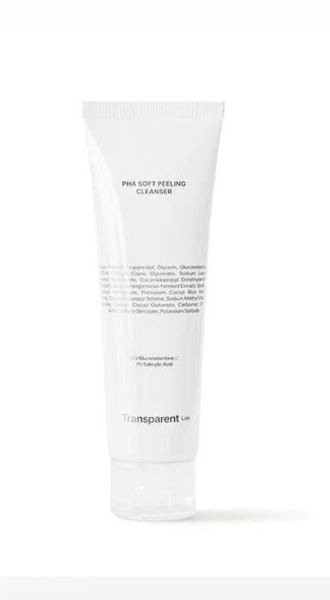 Transparent Lab PHA Soft peeling cleanser 150 ml Очищуючий засіб для обличчя з ефектом пілінгу TRANSPARENT2 фото