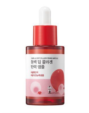 Концентрована сироватка з колагеном Round Lab Camellia Deep Collagen Firming Ampoule, 30 мл 04566 фото