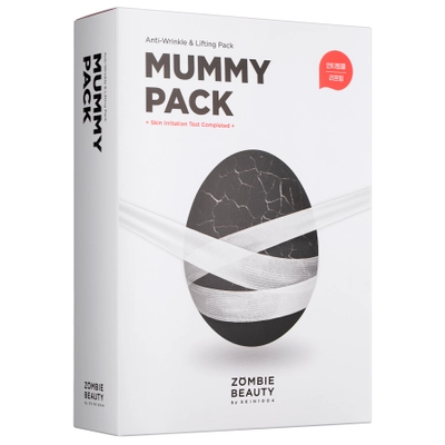 Набір масок проти зморшок і ліфтингу шкіри обличчя - Zombie Beauty - Mummy Pack & Activator Kit - 8шт. SSK58 фото