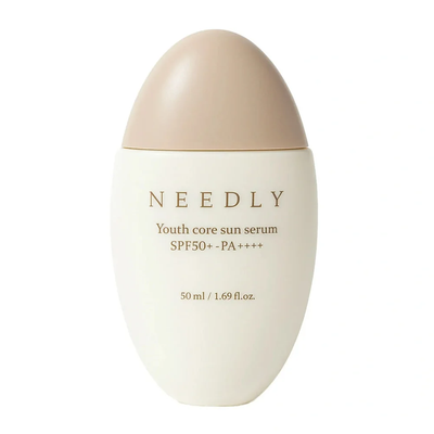 Сонцезахисна крем-сироватка потрійної дії Needly Youth Core Sun Serum SPF 50+ PA++++ , 50 мл 003 фото