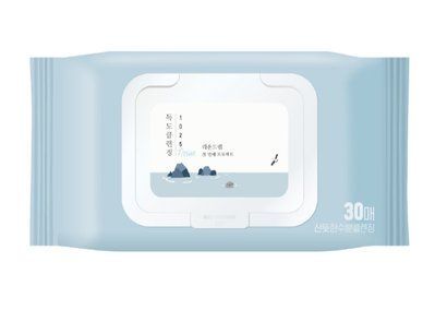 Очищувальні серветки з морською водою Round Lab 1025 Dokdo Cleansing Tissue 30 шт RL-56 фото