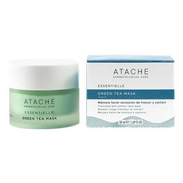 ATACHE Essentielle Reafirming Mask Green Tea Відновлююча та заспокійлива маска з екстрактом зеленого чаю 50ml atach1 фото