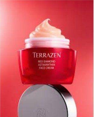 Terrazen Red Diamond Astaxanthin Face cream Крем з астаксантином, ніацинамідом і глутатіоном для відновлення і пружності 10958 фото
