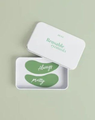 Hugs Reusable Eyemasks Багаторазові патчі під очі Зелені 7654325 фото
