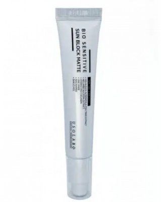 Матуючий сонцезахисний крем Usolab Bio Sensitive Sun Block Matte, 50 мл US-30 фото