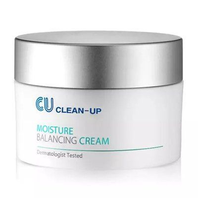 УЛЬТРА-ЗВОЛОЖУЮЧИЙ КРЕМ ДЛЯ ОБЛИЧЧЯ CU SKIN CU CLEAN-UP MOISTURE BALANCING CREAM 50 МЛ Інтенсивно зволожуючий крем для обличчя фото